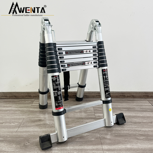 2.5m+2.5m Dual-purpose hinged telescopic ladder