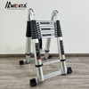 4m+4m Dual-purpose hinged telescopic ladder