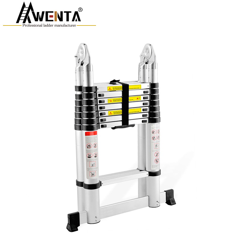 2.2m+2.2m Dual-purpose hinged telescopic ladder
