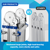 Blue Telescopic Multifunction ladder-4 steps（Straight ladder style）