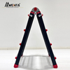 Black Telescopic Multifunction ladder-4 steps