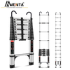 Aluminum Telescopic straight ladder Regular straight ladder with bottom triangle support + hook