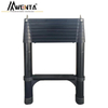 Aluminum Telescopic Straight Ladder Black aluminum tube one-touch telescopic with tent ladder (with tent hook)