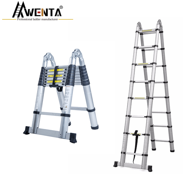 3.1m+3.1m Dual-purpose hinged telescopic ladder