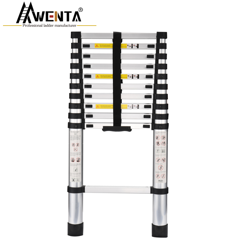 Aluminum Telescopic Straight Ladder Anti-pinch straight ladder side high spacer